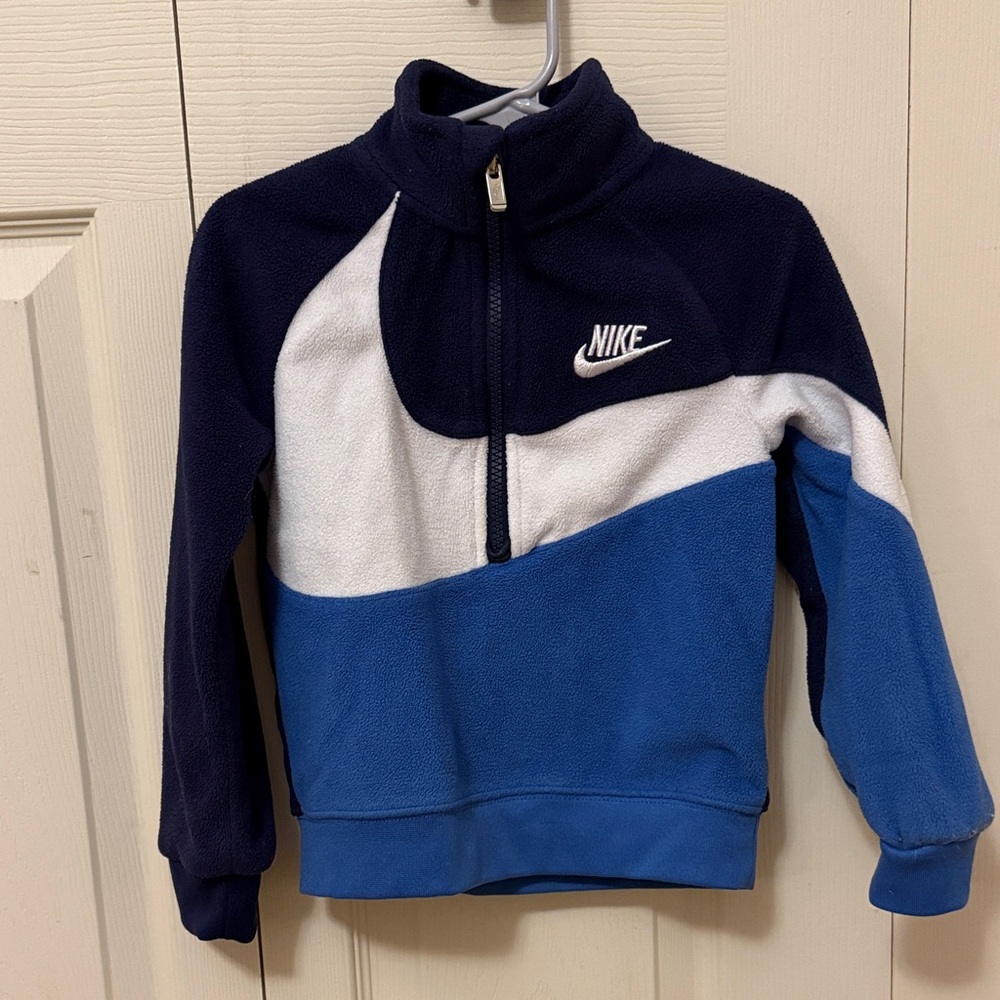 Nike toddler Navy and Blue Half-Zip Sweatshirt size 3T